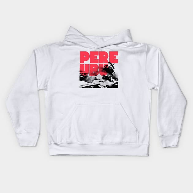 Pere Ubu // Retro Style Fan Art Design Kids Hoodie by DankFutura